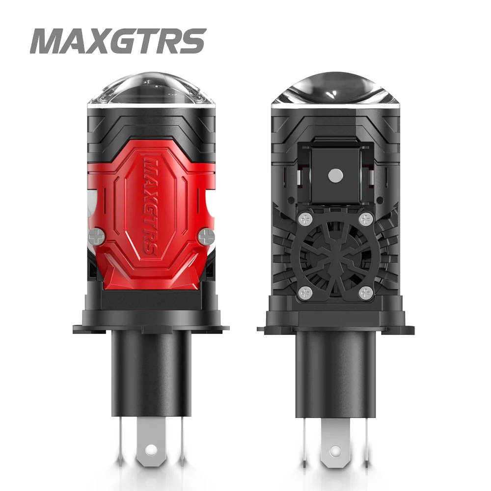 1/2 H4 9003 HB2 Bi LED Car Headlight Bulb CANBUS 160W 26000LM High/Low Beam Light Bulb Auto Motorcycle Projector Double Len Lamp