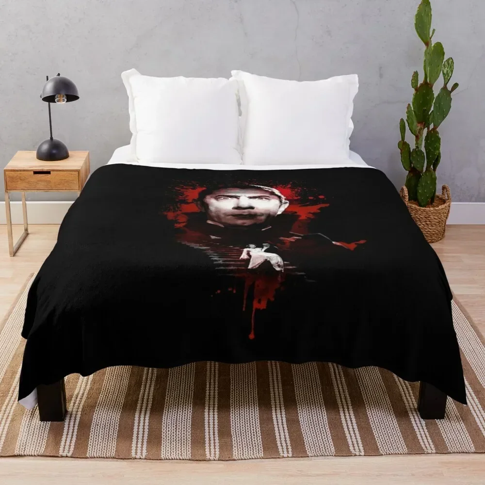 

Dracula - Bela Lugosi Throw Blanket Soft Breathable Blanket for Night Sleeping