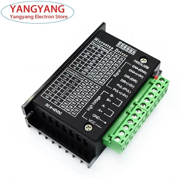 New 42/57 Stepper Motor Driver Control Board TB6600 2 phase Upgrade Version 32 Subdivision 4.0A 42V Pulse 3-24V For CNC Driver