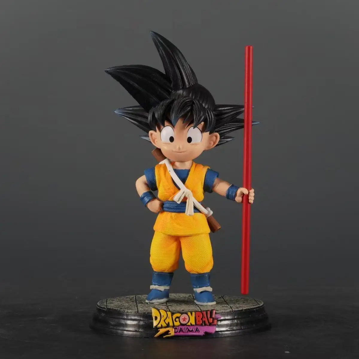 Seven Dragon Ball figurine - Big Evil Monkey Little Goku statue - Desktop anime peripheral model - Decoration item - Collectible