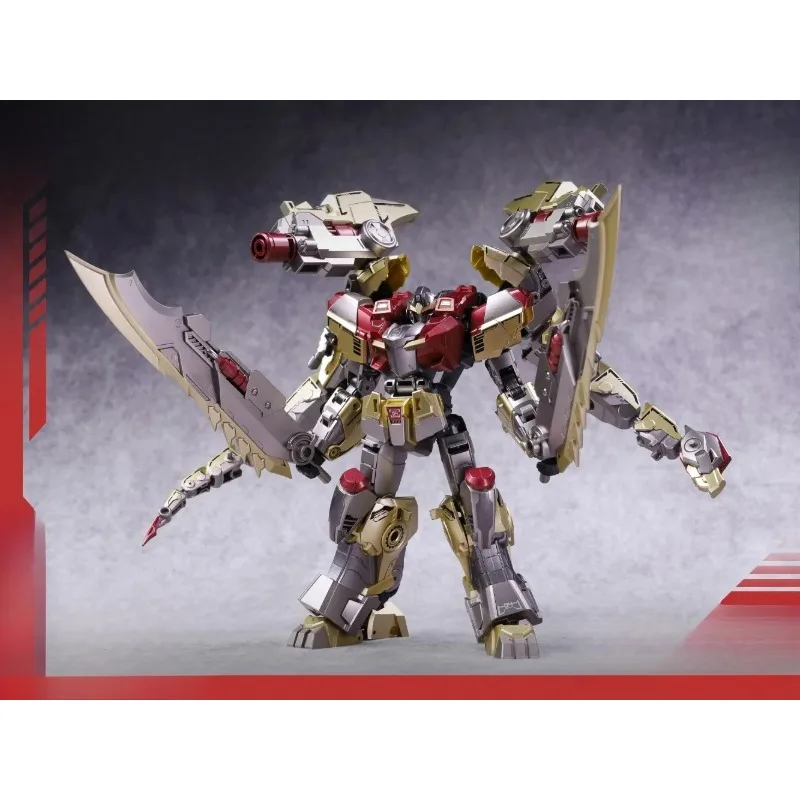 【Auf Lager】Spielzeug Transformation Volcanicus Hero Level Longyan Dinosaurier 6-in-1-Roboter-Actionfiguren-Kollektion mit drei Wechseln