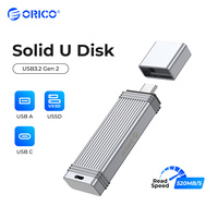 ORICO UFSD Metal Flash USB Flash Drive 405MB/S Pen Drive 512GB 256GB 128GB 64GB USB Stick Type C Pendrives Memory Stick U Disk