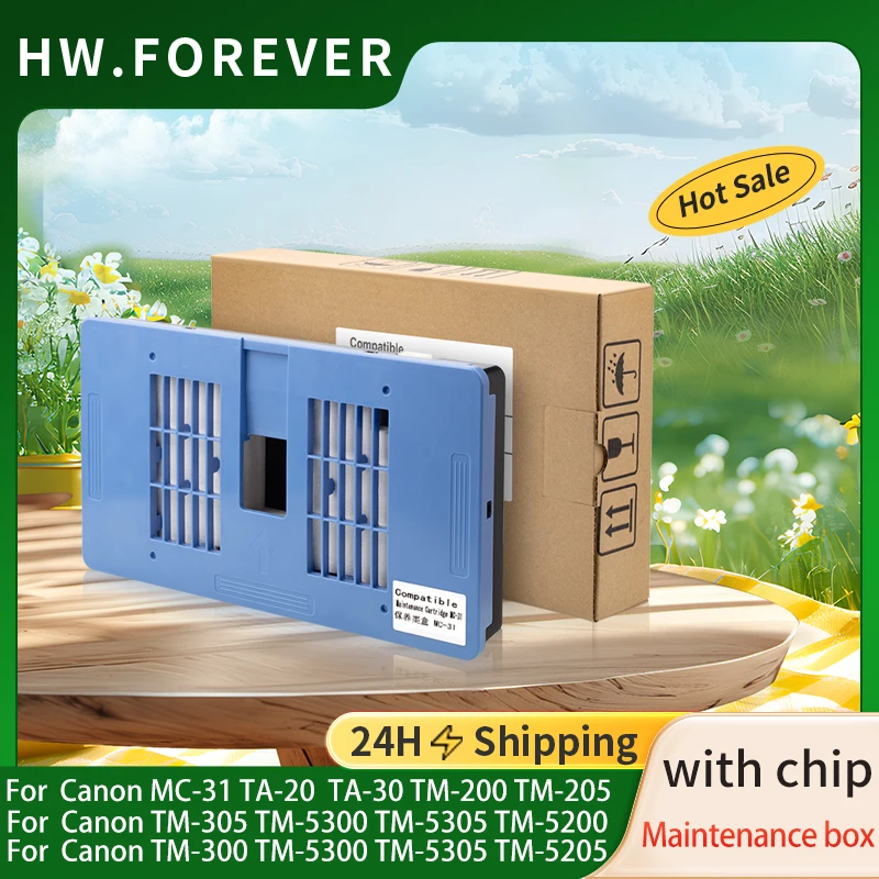 

Картридж для обслуживания MC-31 MC 31 для Canon imagePROGRAF TM-200 TM-205 TM-300 TM-305 5200 5205 5300 5305, коробка для обслуживания принтера