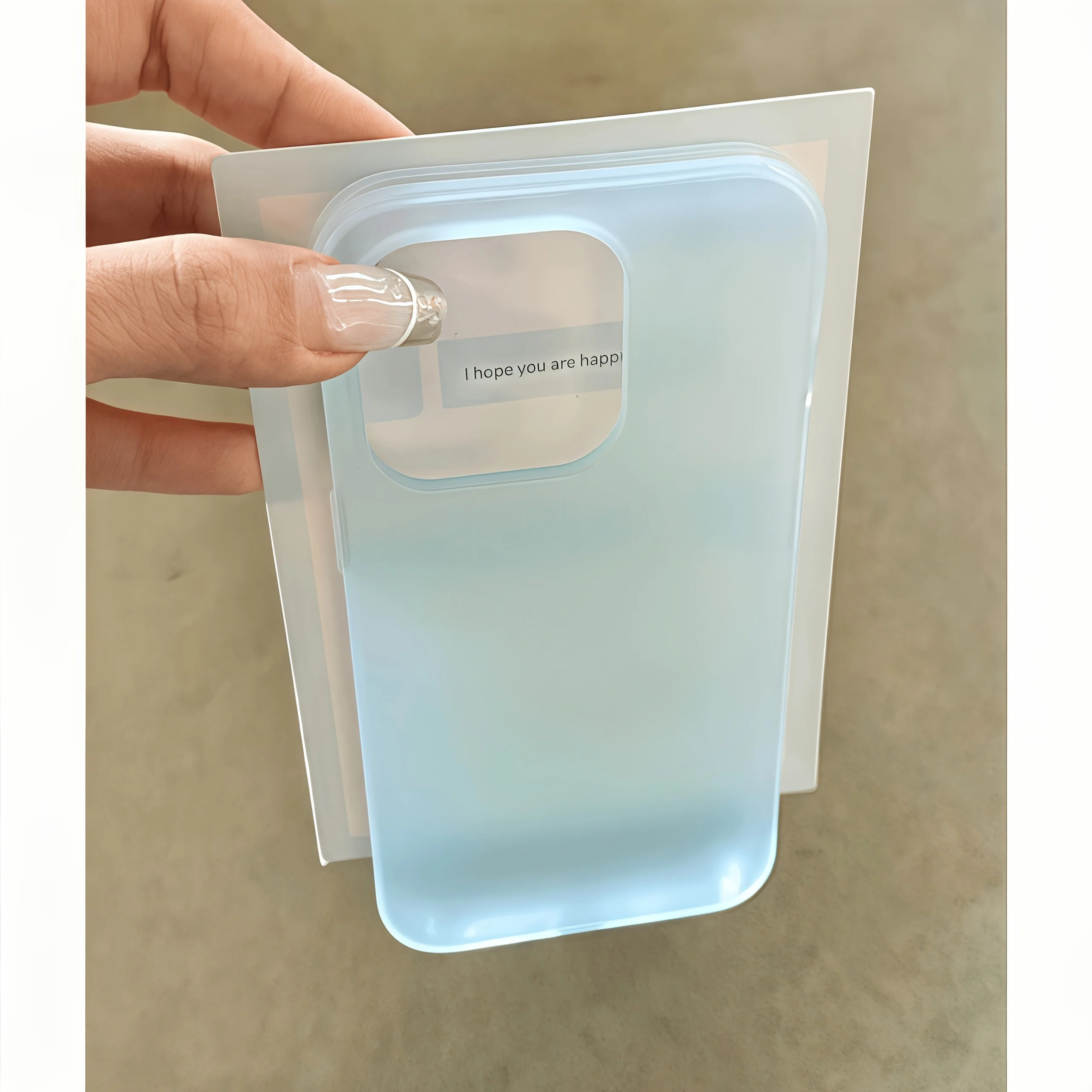 For iPhone 17 Pro Series Light Blue Gradient Semi-Transparent Case with Lens Cutouts Shockproof Camera Guard Cover 16 15 14