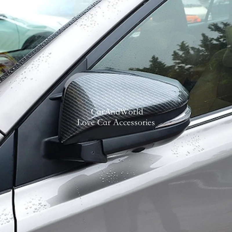 

Rear View Mirror Frame Trims Door Rearview Cover Moulding Decoration Car Garnish Accessories For Toyota Corolla Cross 2020-2025