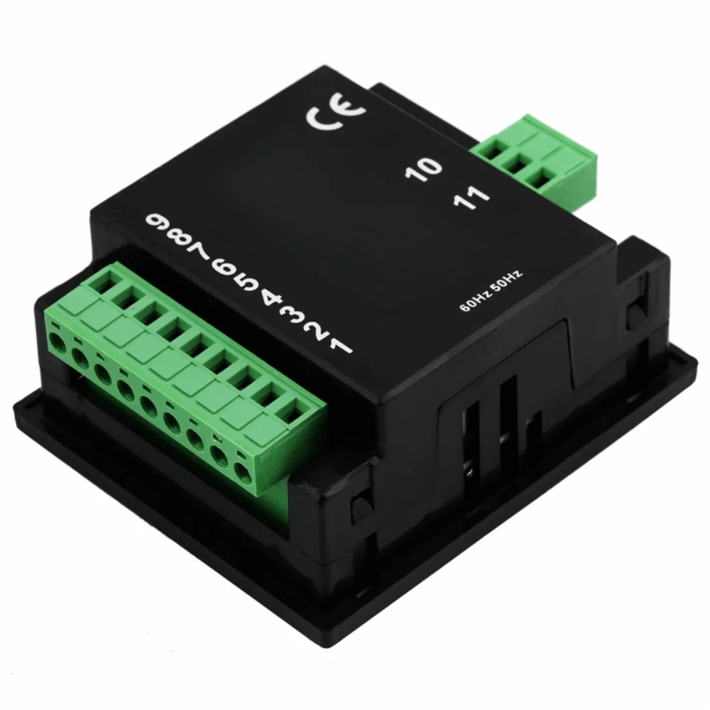 Manual Start Generator Controller Board Low Oil Pressure Alarm High Temperature Alarm Generator Control Panel Engine Monitoring