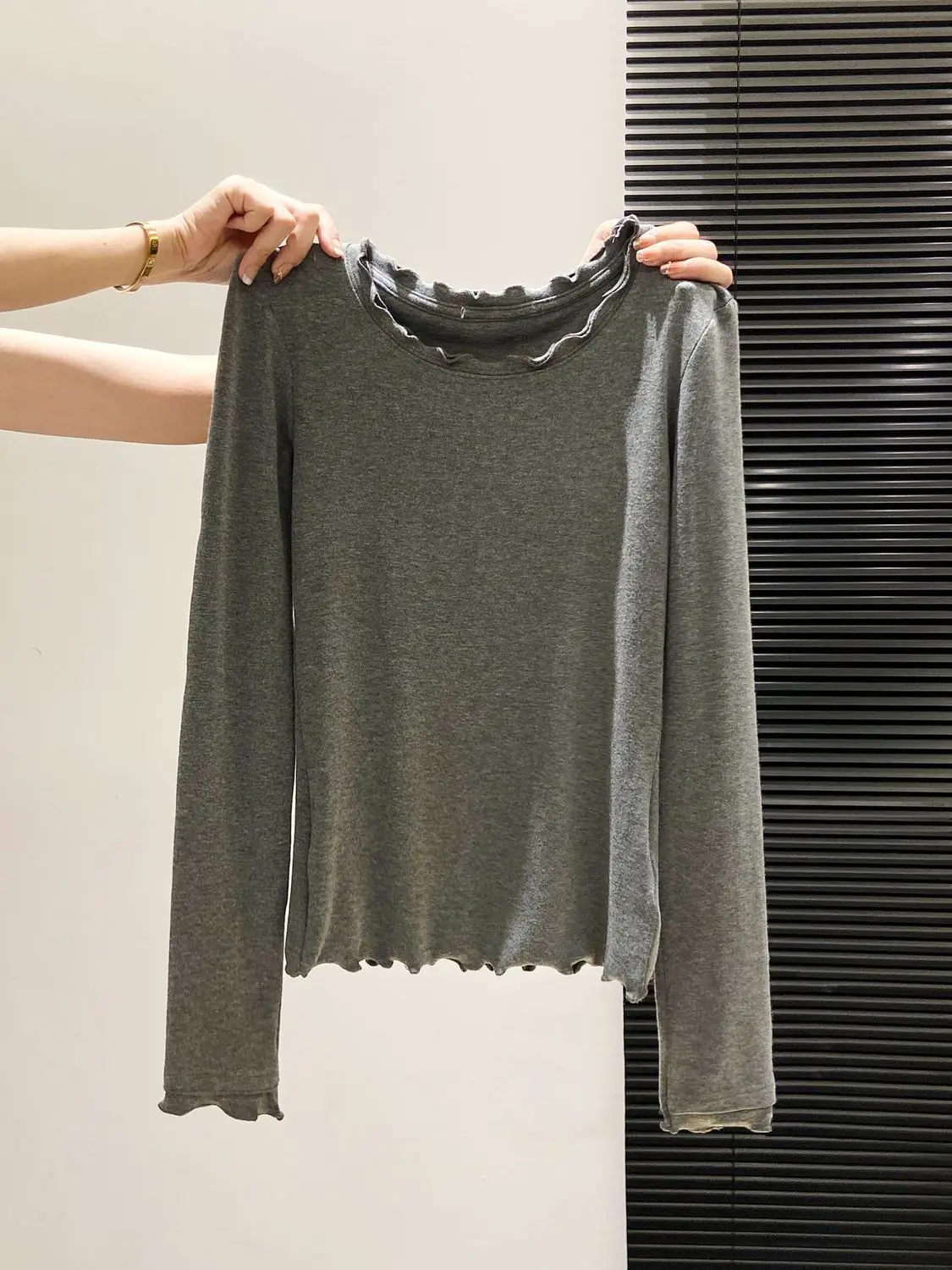 Y2K التي شيرت المرأة الكورية الحد الأدنى كم طويل سليم صالح قاعدة طبقة أعلى الخريف