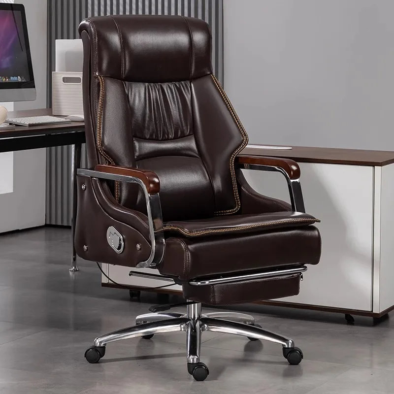 

Adjustable Tan Office Chair Modern Luxury Swivel Comfortable Relaxing Office Chairs Ergonomic Silla De Escritorio Furniture