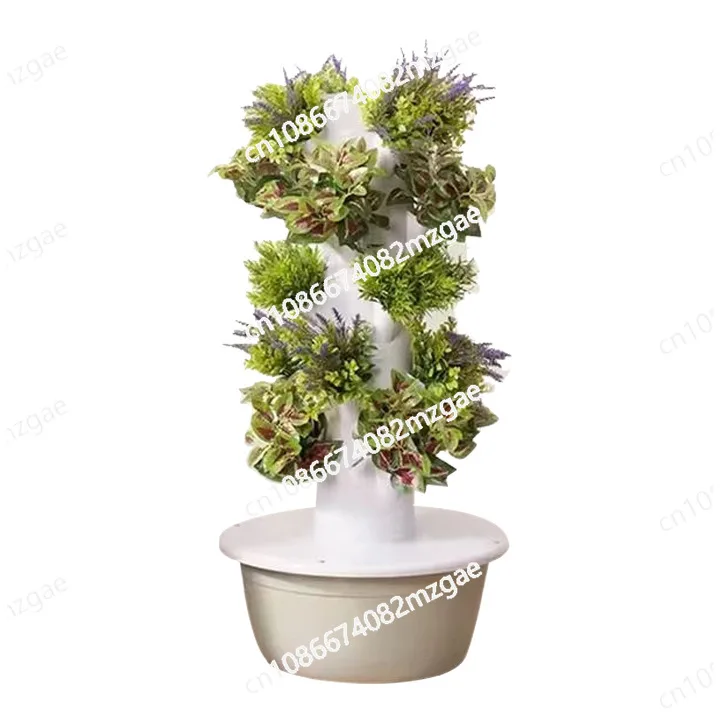 Hydroponic Tower with LED Grow Light Vertical Soilless Culture Equipment Hydroponic System Intelligent Timed Vegetable Planter