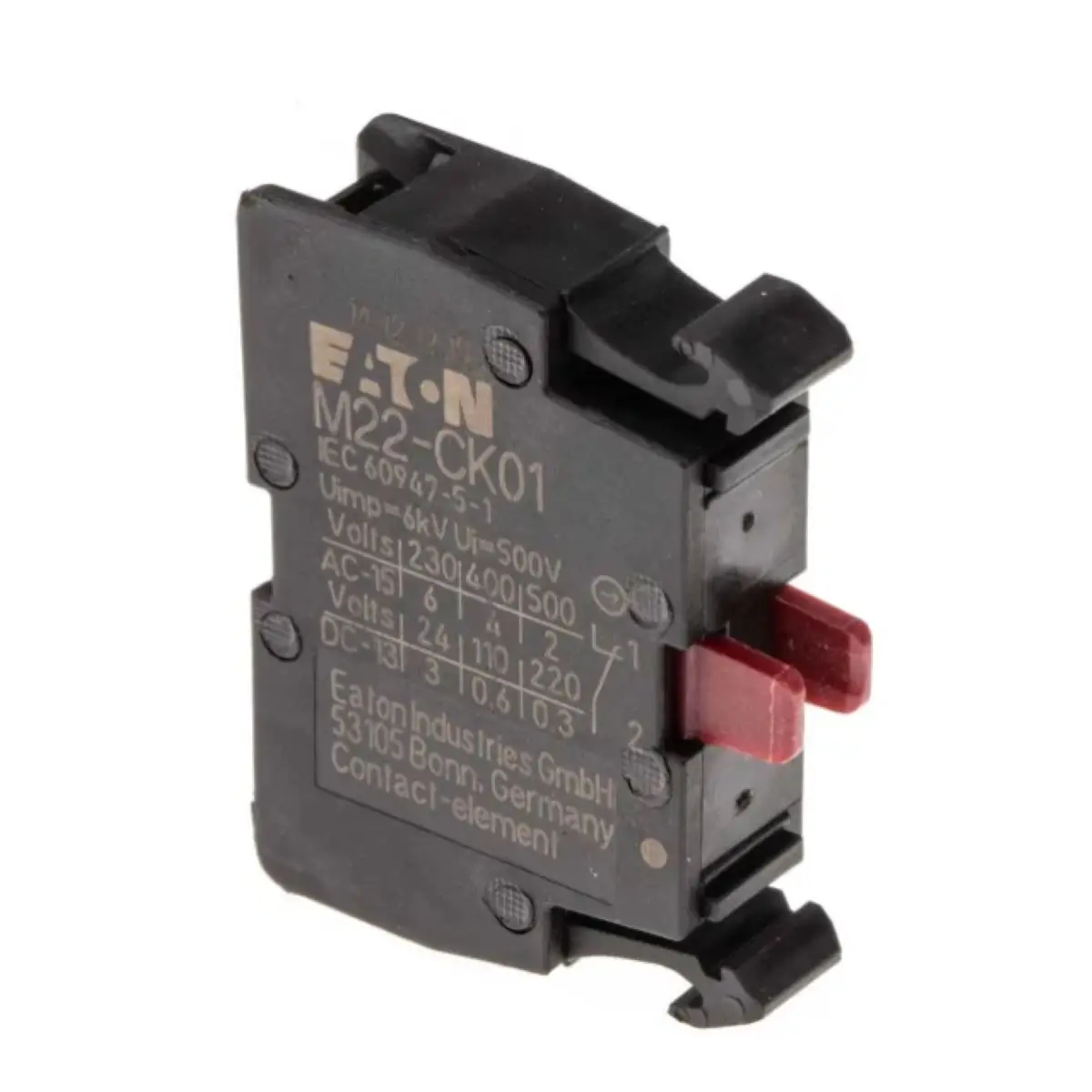 

Контактный блок M22-CK01 M22 для кнопочных выключателей