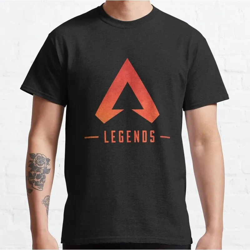 Apex Legends Battle Royale Game T‑Shirt Unisex Cotton Short Sleeve Graphic Print Tees Casual Streetwear Harajuku Tops For Gamer