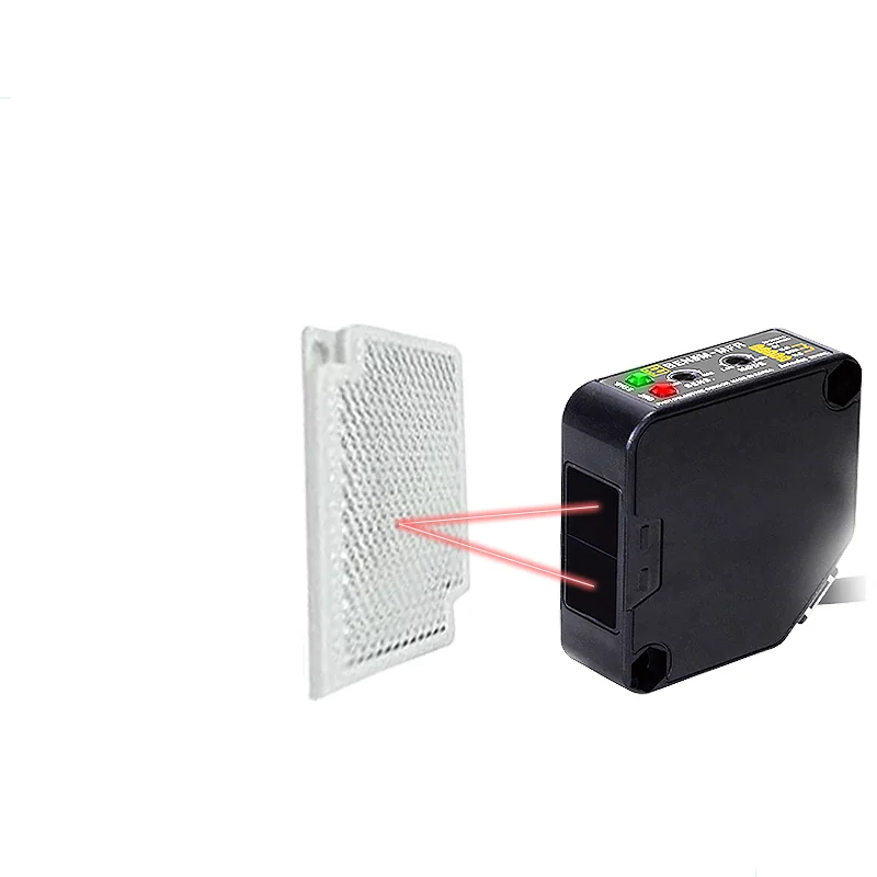 BEN300-DDT diffuse reflection through beam retro reflective 24V 240V photoelectric sensor