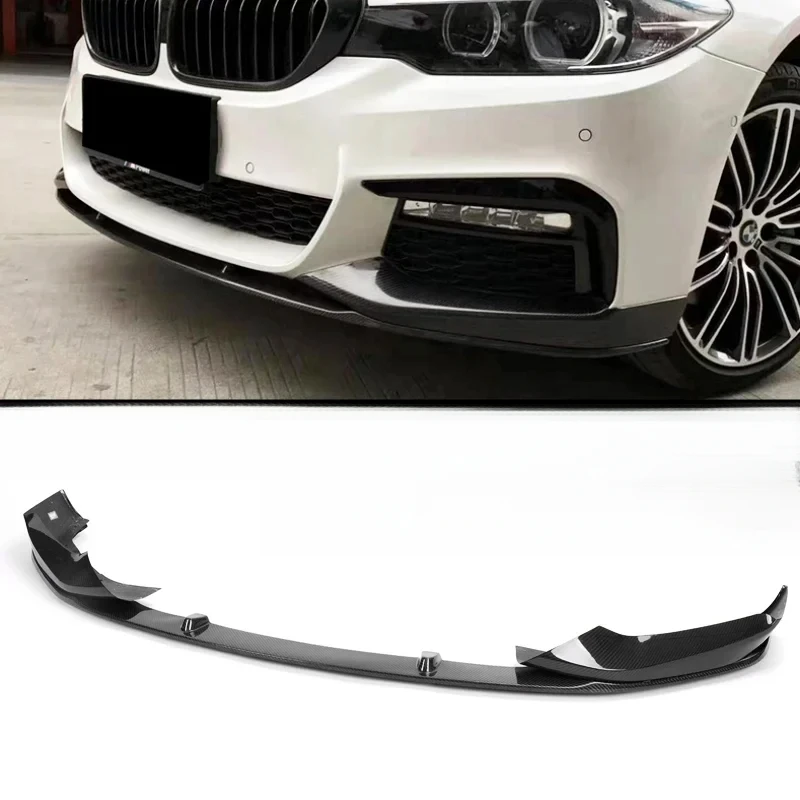 

MP Style Carbon Fiber Front Bumper Lip G30 Sports 2017-2019 Spoiler Sp Diffuser Removable Car Styling Trim Tuning