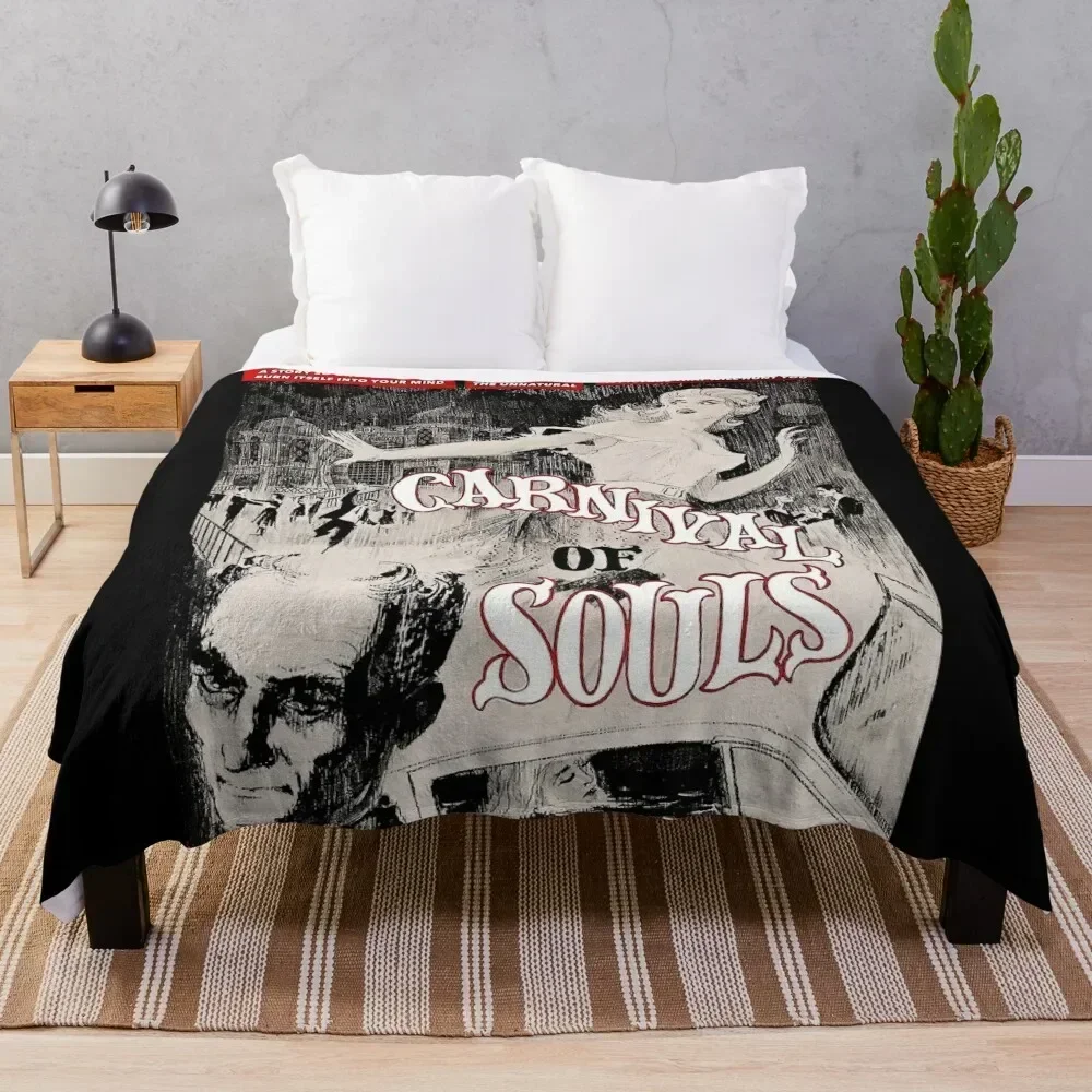 

CARNIVAL OF SOULS Throw Blanket Spring Fall Cozy Throw Blanket for Couch