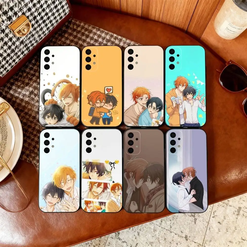 

C-Comics S-Sasaki To M-Miyano (1) Phone Case For Samsung Galaxy A73,A72,A71,A70,A53,A52,A51,Soft Silicone Black Cover