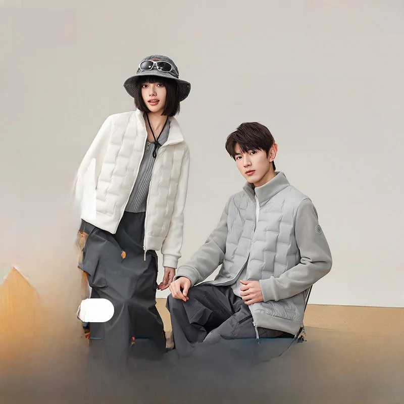 

Новая весенняя женская куртка Snow Flng из флиса с гусиным пухом, спортивная, приталенного кроя, с проклеенными швами, стандартный рукав