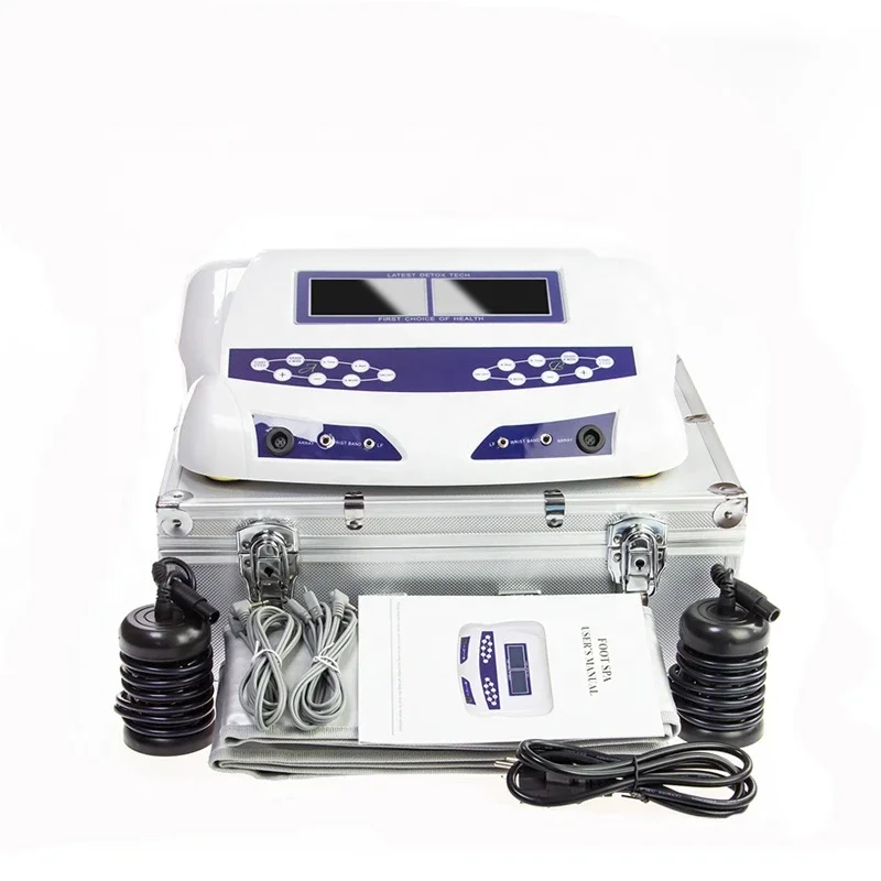 805D LCD Professional Dual Ion Detox Ionic Foot Bath Spa Clean Machine