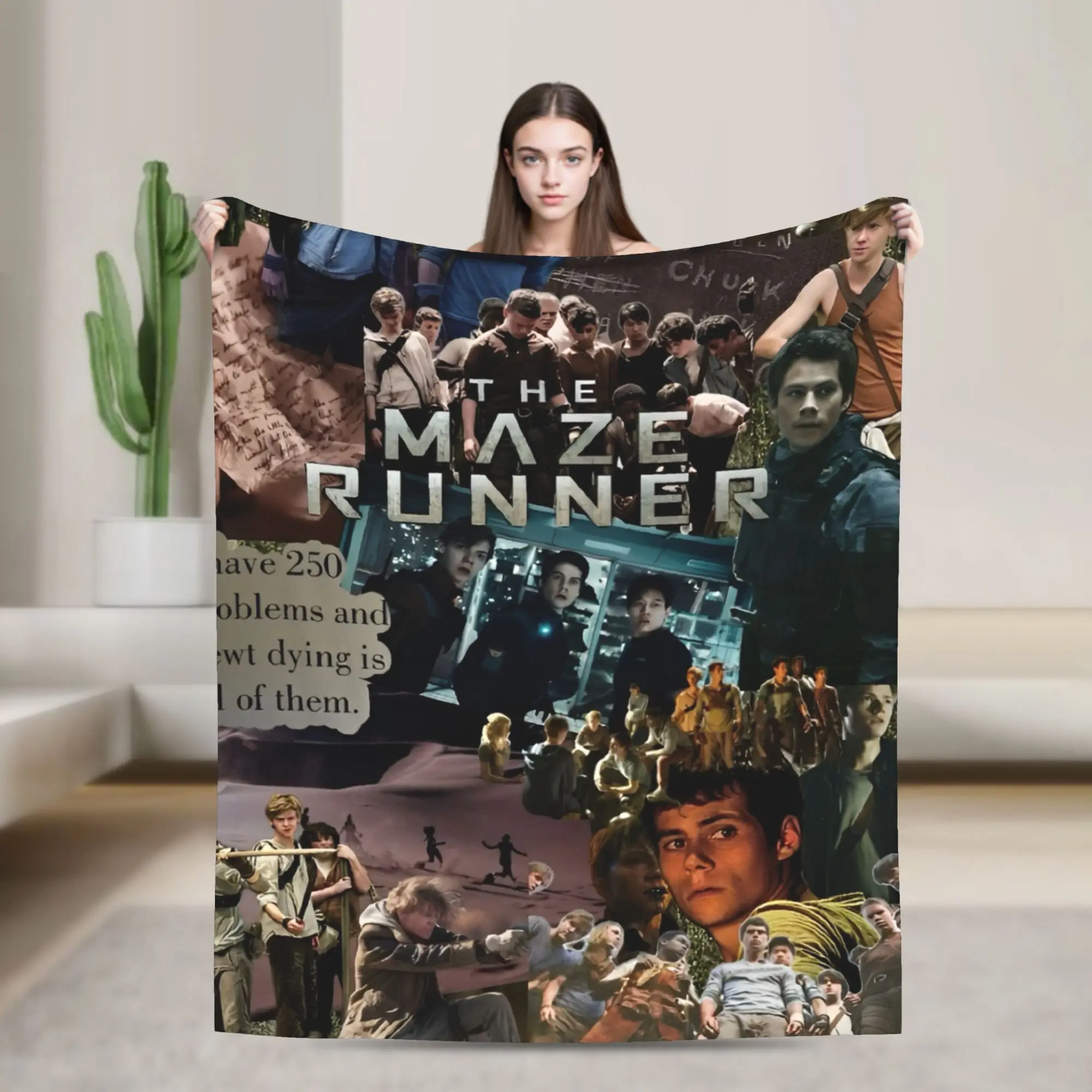 

The Maze Runner Blankets Quality Warm Soft Newt X Thomas Bedding Throws Autumn Camping Couch Bed Funny Bedspread