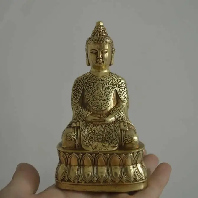 

Tibetan copper Sakyamuni Buddha Statue