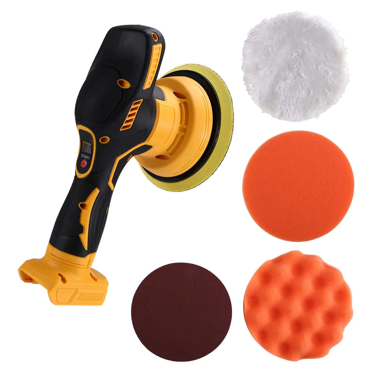 Hot sale Car Polisher Adjustable Auto Cordless Electric Waxing Sanding Sealing Glaze Tool Power Tools for 18V 20V Battery