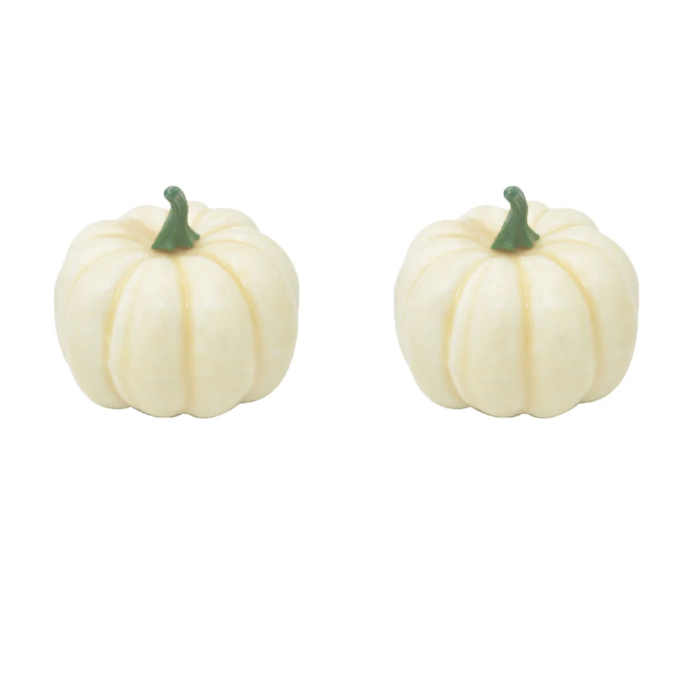 

12 Pcs Simulation Pumpkins Foam Plastic Halloween Decor Artificial Supplies Teaching Tool Kids Recognition Party Table