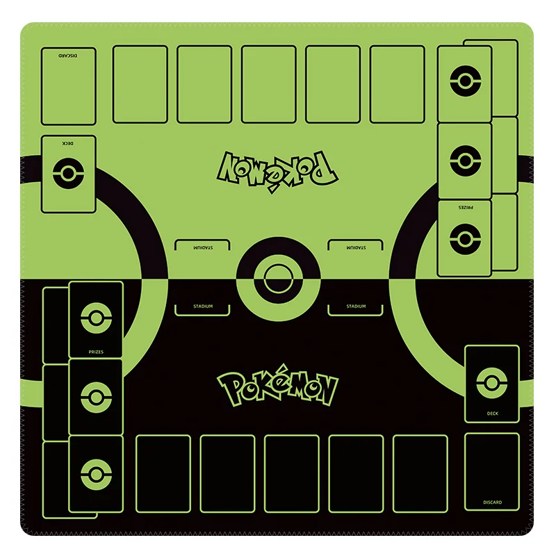 600X600X2Mm Ptcg Pokeball Two Player Battle Board Game Card Battle Table Mat Anime Table Mat Anime Cards Gift Toys