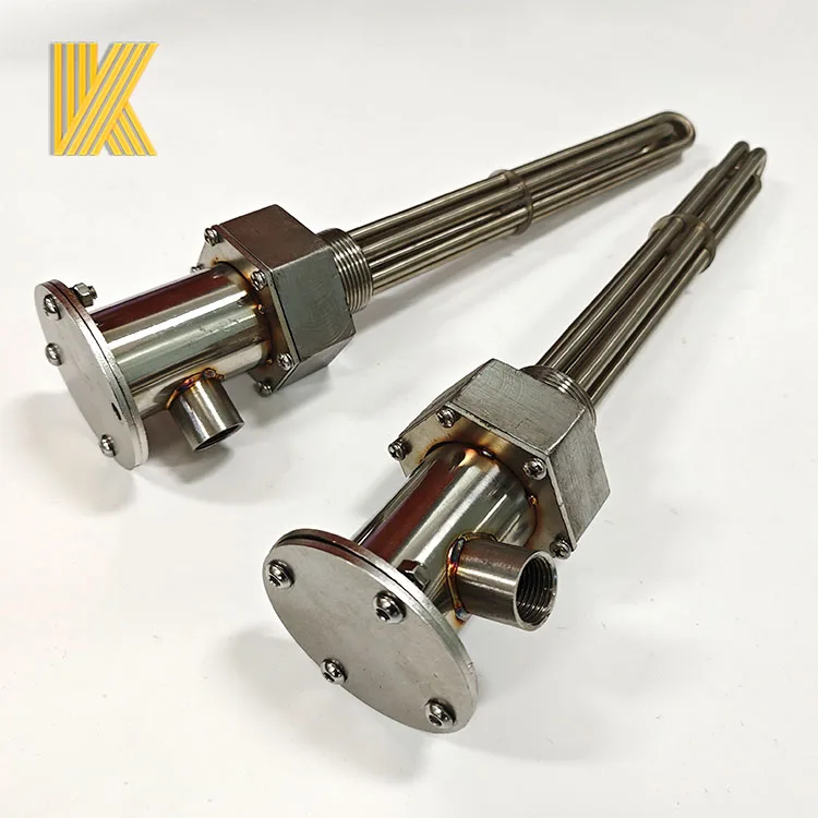 3kw/6kw/9kw/12kw/15kw 스테인리스 스틸 관형 담금식 온수기 (액체 가열용)