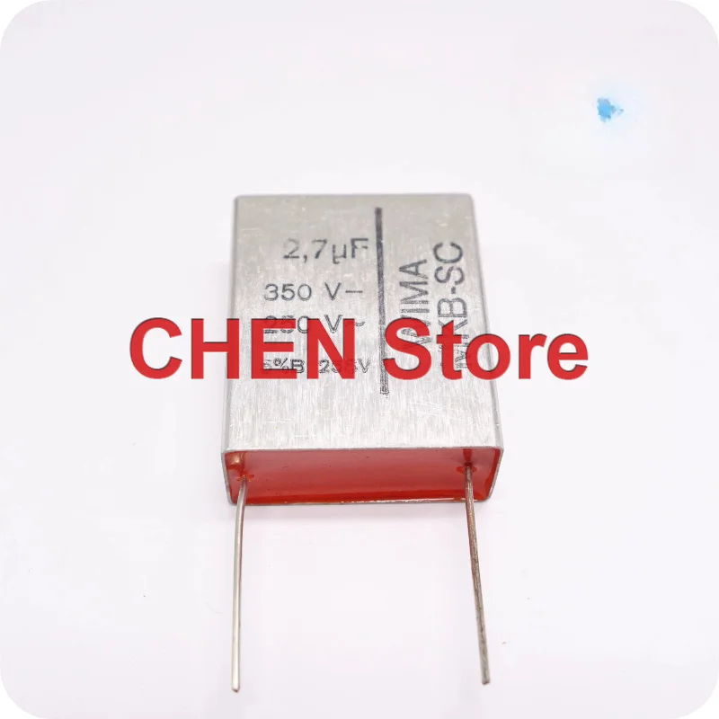 2PCS/lot original Germany WIMA MKB-SC 2.7UF 350V 250VAC P28mm Audio frequency coupling capacitor 2U7 350vdc Free Shipping