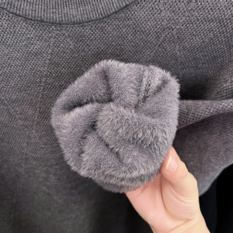 Men's Knitted Sweater Round Neck Pullover Casual Business Autumn Winter Warm Soft Comfortable Anti Pilling Classic Trend Men's