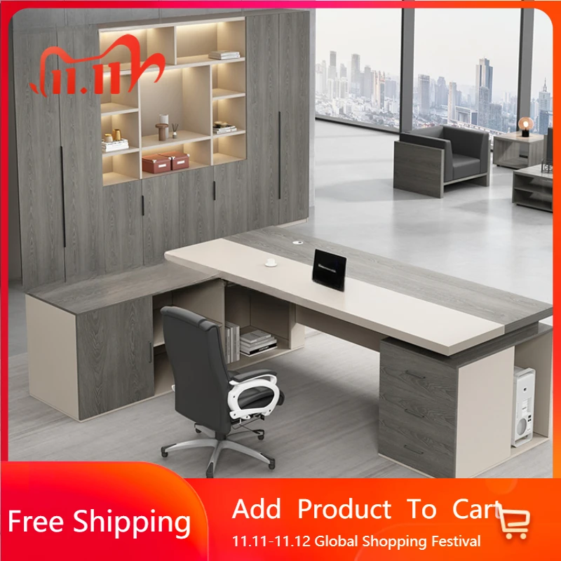 

Игровой минималистичный офисный стол Boss, угловой шкаф для хранения документов, дешевый офисный стол, современная мебель для прихожей Tavolino