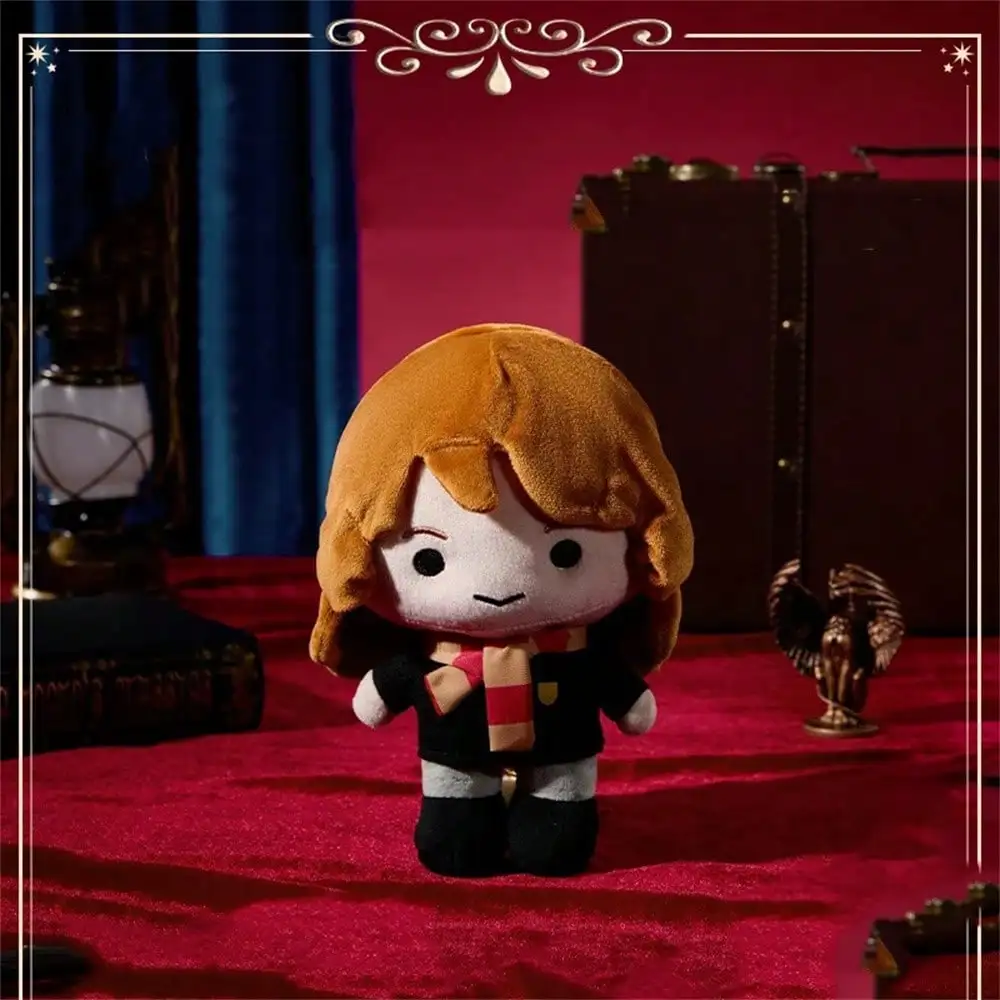 Peluche de Harry Potter de 24 cm/9,45 pulgadas, muñeca de peluche de Hermione, personaje Kawaii, decoración del hogar, regalo de San Valentín, coleccionable