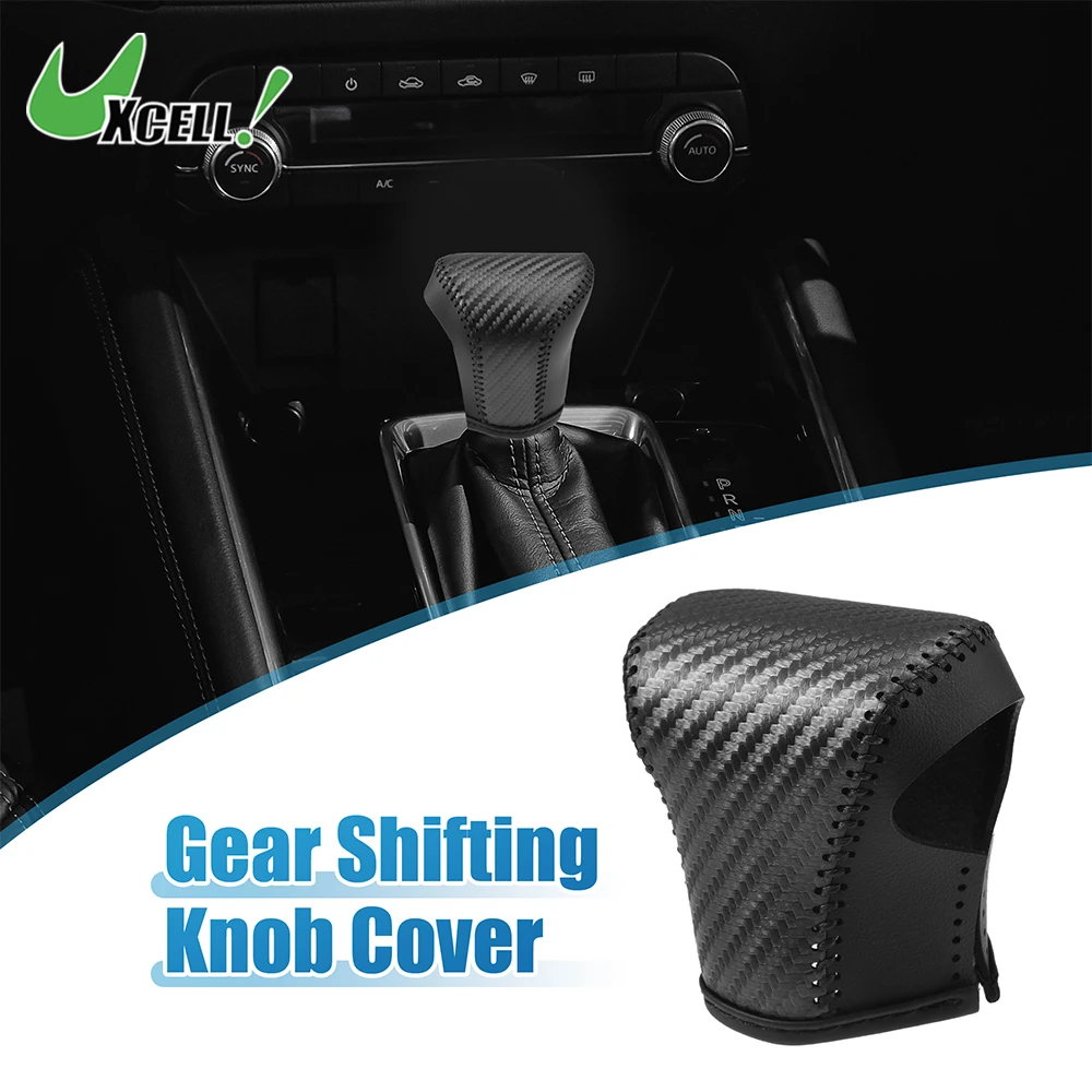 

UXCELL Gear Shift Head Knob Cover for Lexus UX 200 UX 250h 2019 2020 2021 2022 Black