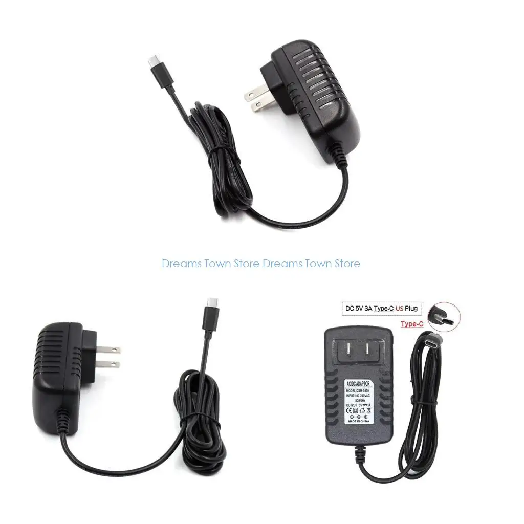 HX6A 5V 3A 3000mA Power Supply Adapter USB Type-C for 4 US / EU