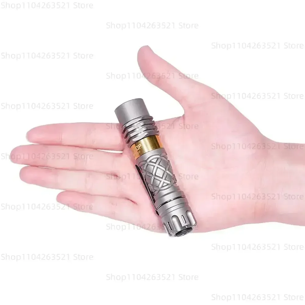 Lumintop Antman Titanium Throw mini torcia bianca 14500 celle edc torcia