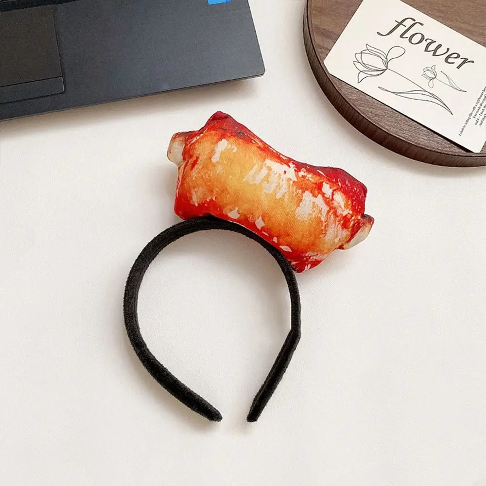 

Cute Strawberry Simulated Food Hair Hoop Vegetable Bone Hotdog Headband Ice Cream Hamburg Female/Girls