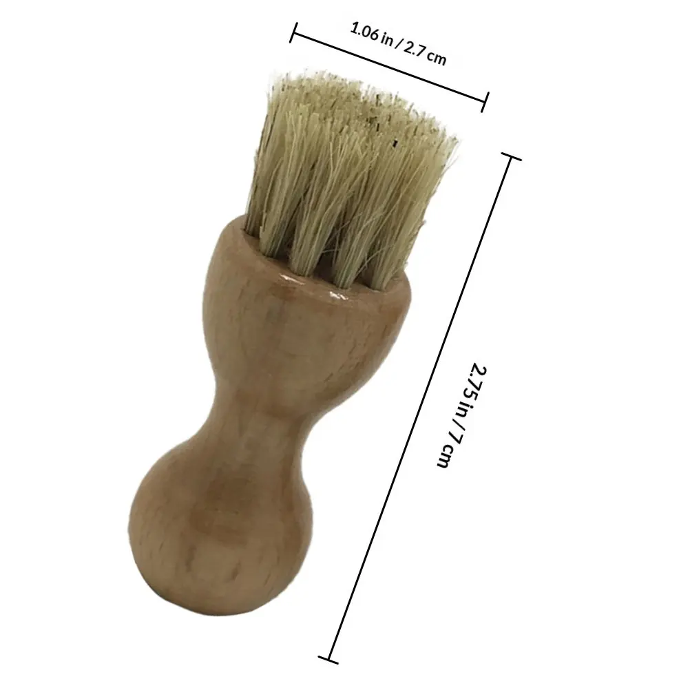 4 pcs Wall Paint Brushes Painting Handle Furniture Set Halloween Christmas New Year Boar Bristle Shoe Brush Boot Clean Brush