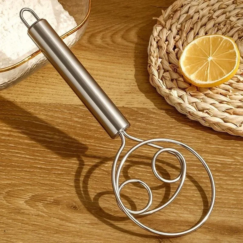 

Stainless Steel Mixer Manual Flour Multifunctional Mixers Creamer Small Household Egg Beater Kitchen Items Cooking Handheld Tool