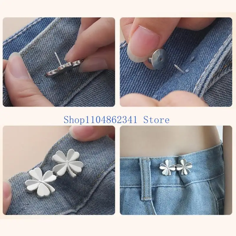 5ASD Cloves Serratena in Rimovibile Pin in 3/6Set Colore placcato non -sewing per donne e ragazze Accessori decorativi