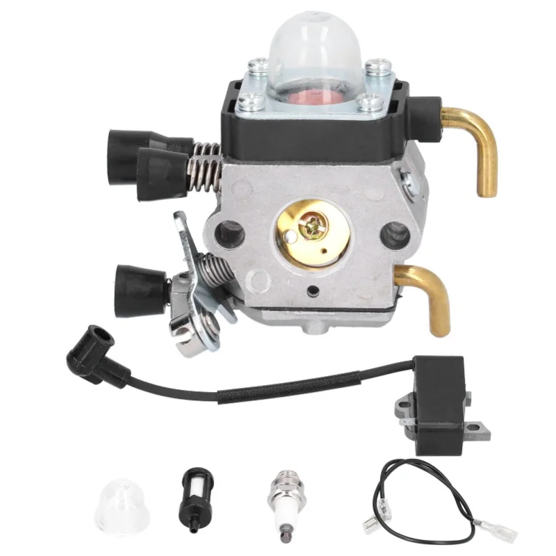Carburetor Ignition Coil Sparking Plug Set For STIHL FS75 FS80 FS85 FC85 HT70 HS75 HS80
