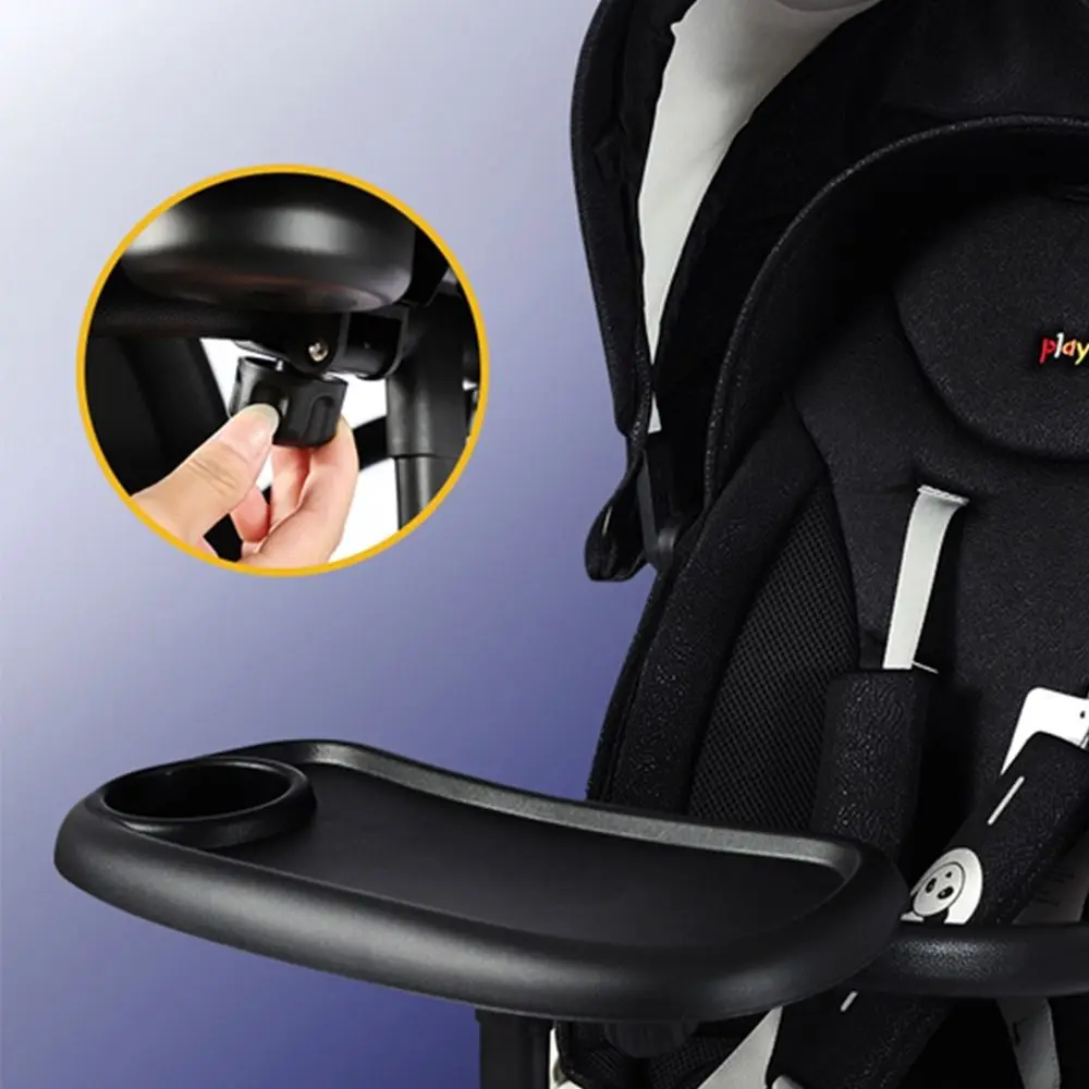 Design Baby Feeding Supplies Universal Stroller Tray Baby Stroller Dinner Table Stroller Accessory Milk Bottle Cup Holder