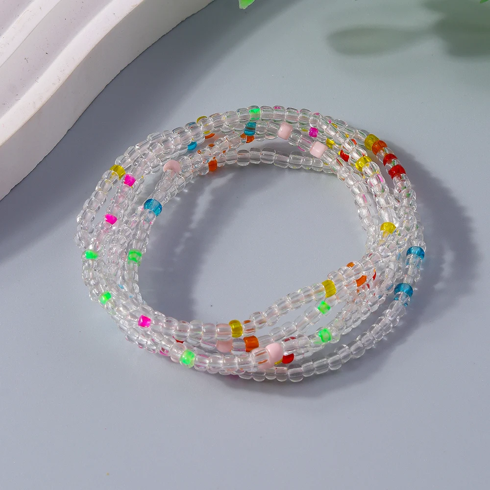 Aihua Böhmisches Handgefertigtes Perlenarmband für Frauen, Sommerliches Mehrschichtiges Buntes Perlenkettenarmband, Mädchen Boho Schmuck Großhandel – Detail 22