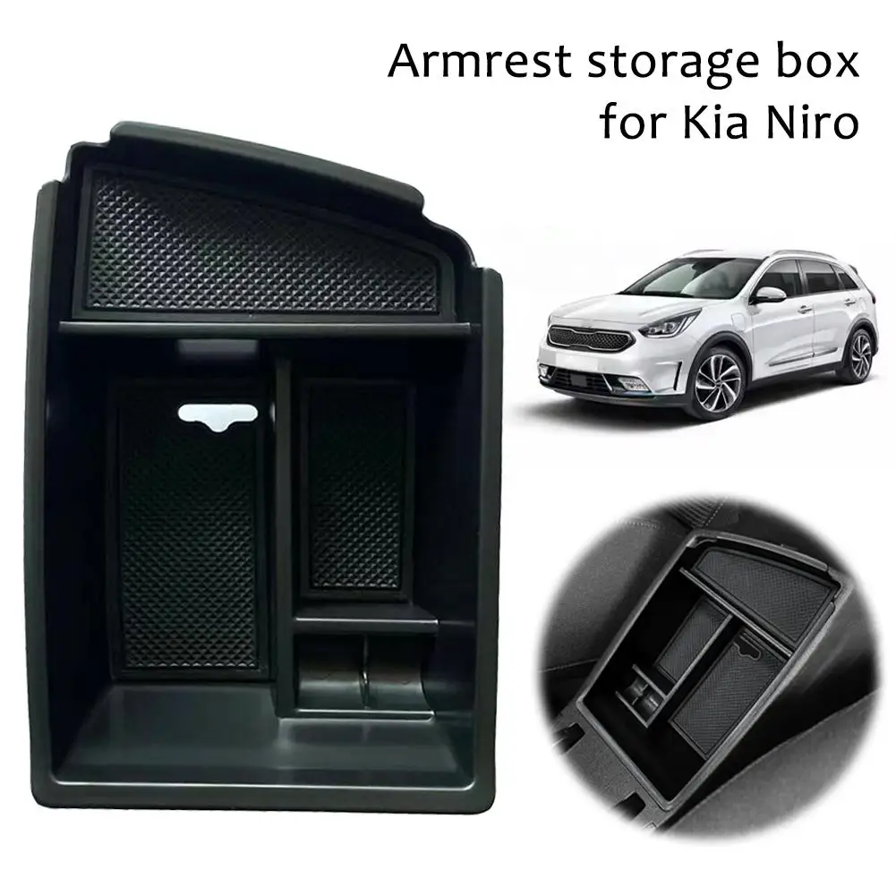 

Car Armrest Storage Box For Kia Niro High-quality ABS Centre Console Organizer Tray Car Interior Accessories U7Z2