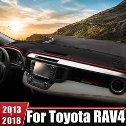 Car Dashboard Cover Avoid Light Mats For Toyota RAV4 XA40 2013 2014 2015 2016 2017 2018 RAV 4 Sun Shade Carpets Non-slip Mat