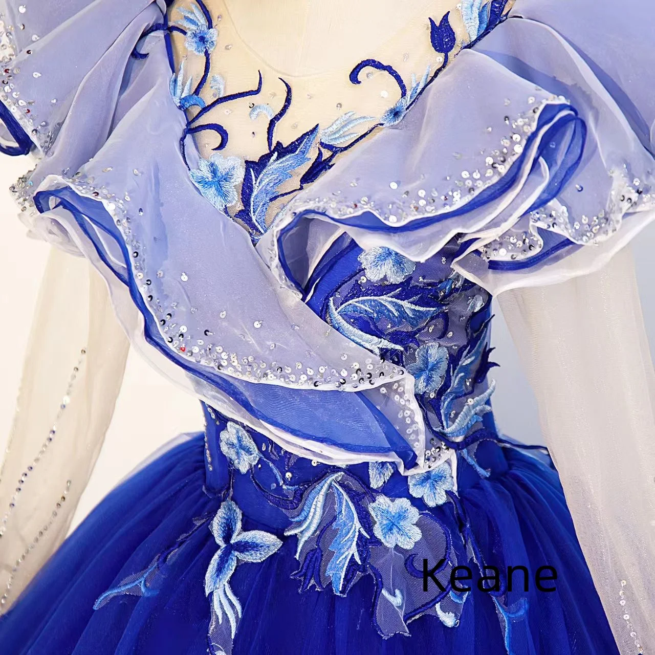 Azul real quinceanera vestidos fora do ombro vestido de baile apliques rendas vintage princesa doce 16 vestidos vestido de formatura