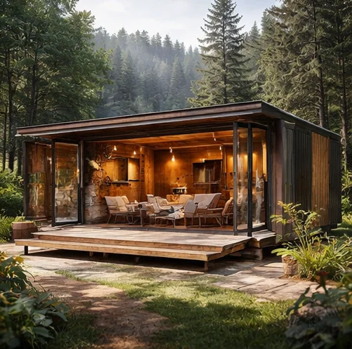 Design Safe Outdoor Structures and Shade with Container House Modular House for Housing and Living Space prefabricated house