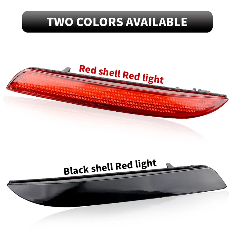 2PCS LED Rear Bumper Reflector Light For Honda JAZZ Fit 2010 2011 2012 2013 CRZ CRV Acura TSX Tail Stop Fog Brake Lamp