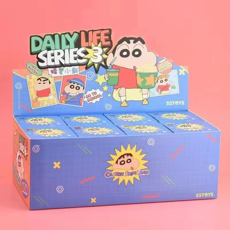 Hot Anime Crayon Shin Chan Blind Box Täglichen Leben Serie 3RD Generation Blind Box Puppe Spielzeug Serie Modell Handgemachte Ornament Junge geschenk