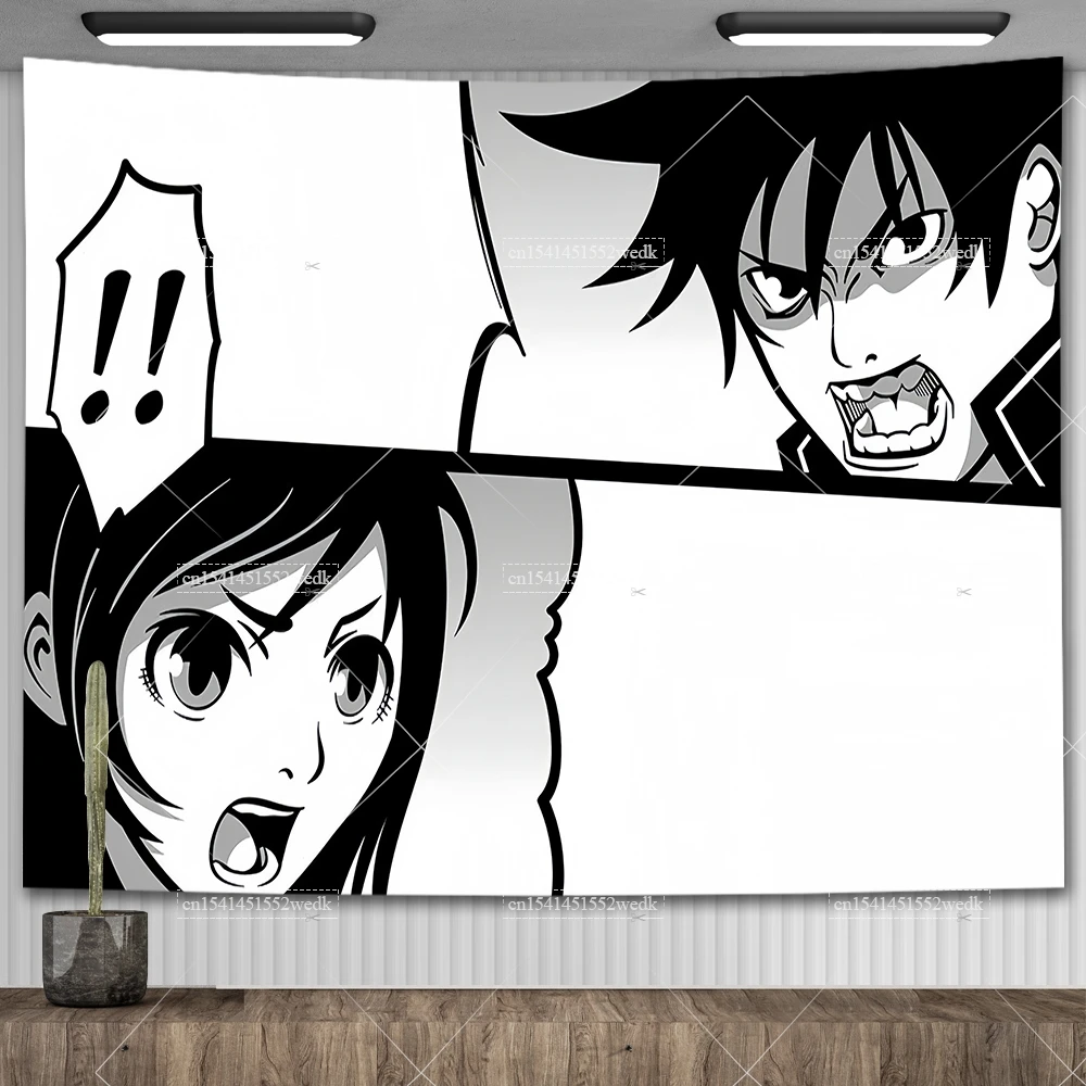 Eren Jaeger Freedom Tapestry Wall Hanging Japanese Anime Tapestry Dorm Background Cloth Aesthetic Party Backdrop Room Decor