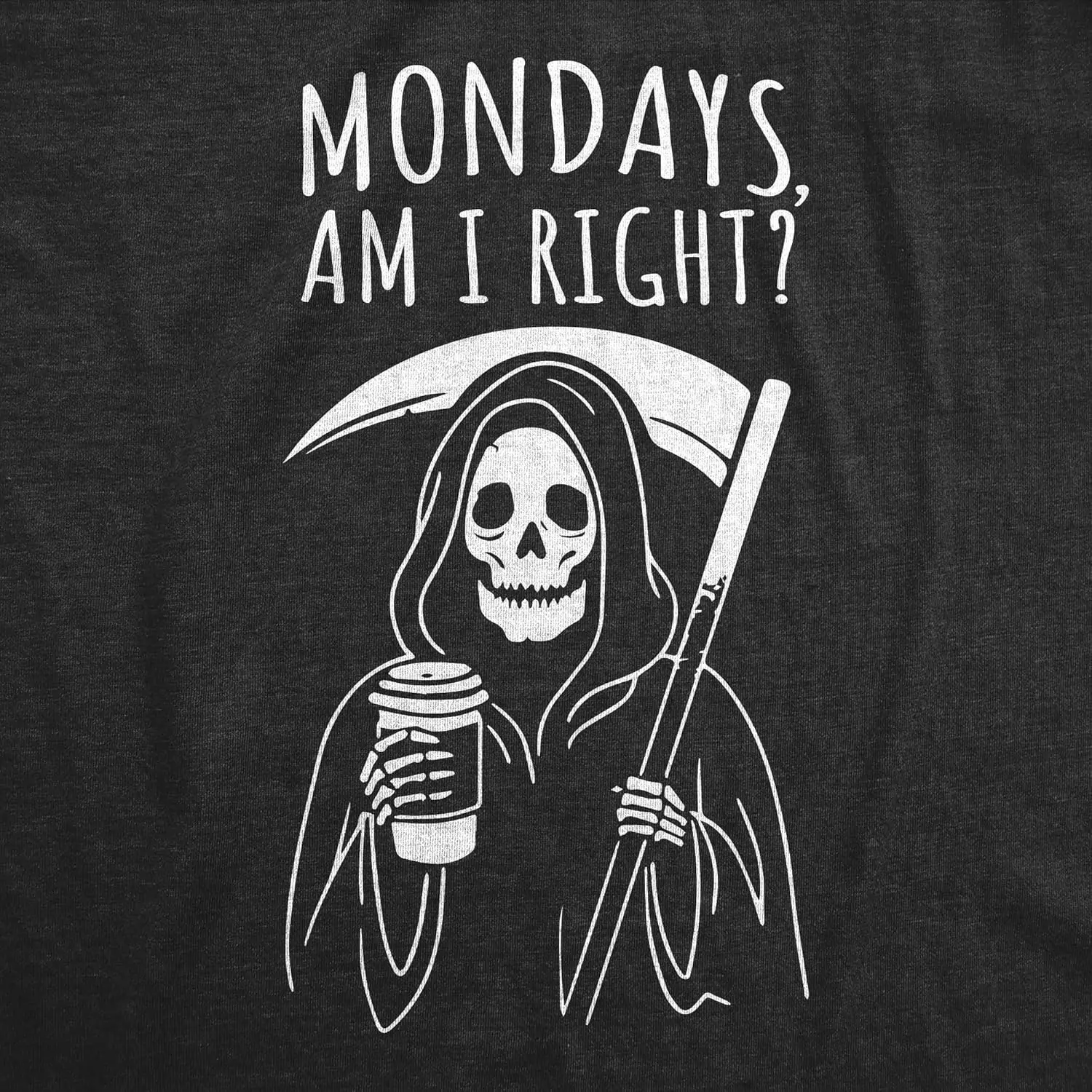 Mens Funny T Shirts Mondays Am I Right Sarcastic Office Joke Tee for Men