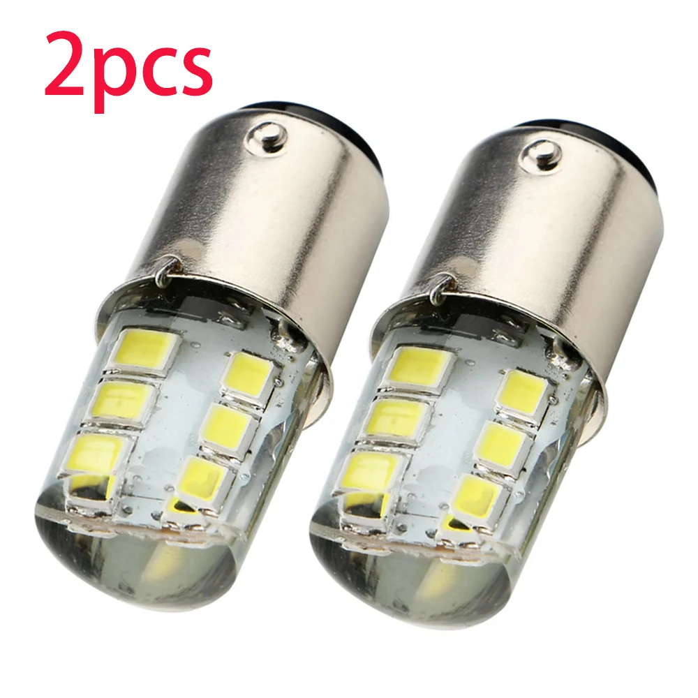 

2PCS T20 1156 1157 Strobe Flash Blink 12 SMD 2835 LED Silicone Reverse light Brake Bulb White Car Accessories